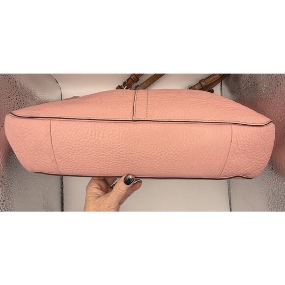 Vintage COACH CHELSEA F10892 Pebbled Leather Tote Shoulder Bag Handbag Rare Pink - Picture 7 of 14